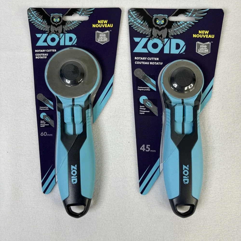 2 ZOID Brand new Rotary Cutters (45mm & 60mm)